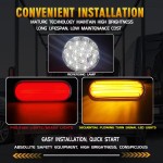 90 LED, Multi-functions Taillight.Waterproof, 10-30V