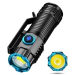 1000 lumen Rechargeable Mini Flashlight with Clip