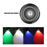 Rechargeable  4 IN 1  Zoomable White/Green/Red/UV Hunting Flashlight