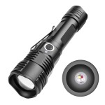 Rechargeable  4 IN 1  Zoomable White/Green/Red/UV Hunting Flashlight