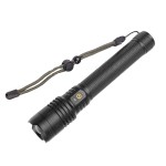 2500lm Zoomable&Rechargeable LED flashlight with Power Bank