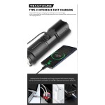 30W LED flashlight with Power Bank,Zoom in/out,with camping/warning light in the tail