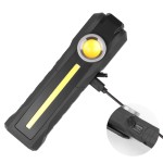 Multifunction & Foldable stand LED work light,torch, with rotating magnet base,USB rechargeable