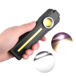 Multifunction & Foldable stand LED work light,torch, with rotating magnet base,USB rechargeable