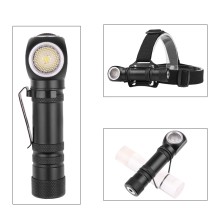 Multifunctional Mini LED Flashlight&Headlamp,with belt clip