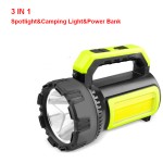 4IN1 Hunting Spotlight & Camping Light & Power Bank & Warning Light