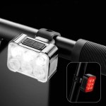 2 PACK, USB Rechargeable Bicycle Headlight + Taillight