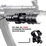 Rechargeable Hunting Flashlight ,Tactical Gun Flashlight 