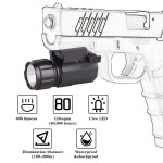 Rechargeable Hunting Flashlight ,Tactical Gun Flashlight 