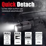 Rechargeable Hunting Flashlight ,Tactical Gun Flashlight 