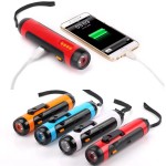 Dynamo flashlight with Radio,Power Bank