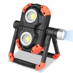 Multifunctional LED Work Light; Foldable with Power Bank,360°Rotation