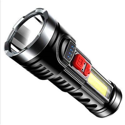 Rechargeable LED flashlight+  side light