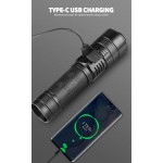 Rechargeable&Zoomable LED flashlight with power bank
