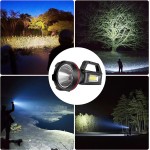 3 in 1 Rechargeable Hunting Flashlight,Fishing Light,outdoor camping flood light, work light