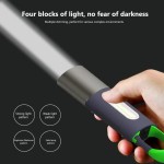 USB Rechargeable Flashlight/LED Keychain