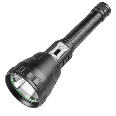 Super Bright 3000 lumen flashlight with LCD display,power bank