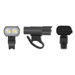 2 PACK, Zoomable Bicycle Headlight + Rechargeable Taillight