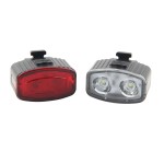 2 PACK Bicycle Light Set, USB Rechargeable Bicycle Headlight + Rechargeable Taillight