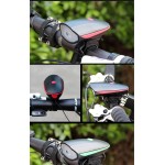 2 IN 1 USB Rechargeable Bicycle Headlight with Horn