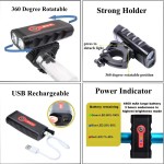 Super Bright USB Rechargeable Bicycle Headlight