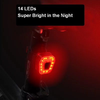 USB Rechargeable LED Bicycle Taillight