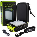 Multifunction Aluminum LED Camping Light, with Power Bank 6000mAh Battery