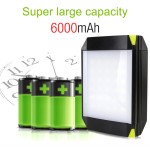 Multifunction Aluminum LED Camping Light, with Power Bank 6000mAh Battery