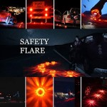 6 Pack dry battery Road flare LED Traffic Safety Light Emergency warning strobe beacon Light 