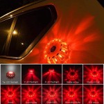 3 Pack Rechargeable Road flare LED Traffic Safety Light 