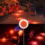 3 Pack Rechargeable Road flare LED Traffic Safety Light 