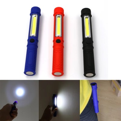 Dry Battery Plastic COB work light with magnet base