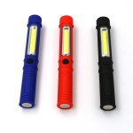 Dry Battery Plastic COB work light with magnet base