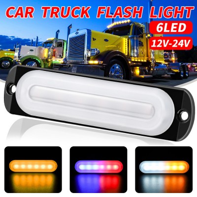 6 LED Truck Side Marker Light/Strobe Light