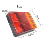 3 in 1 LED Tail Light (Brake/Rear/Turn Signal),with Reflector