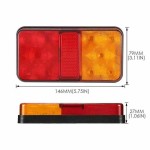 DC10-30V 3 in 1 LED Tail Light (Brake/Rear/Turn Signal),with Reflector