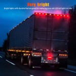 DC12-24V 16 LED Truck Tail Brake Light