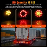 DC12-24V 16 LED Truck Tail Brake Light