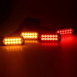 4pcs/Set LED Strobe Lights for truck,police car