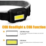 3*AAA dry batteries COB LED headlamp