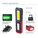 Rechargeable  WORK LIGHT  with torch,hanging hook,magnet