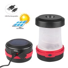 Foldable Solar camping light,portable solar camping tent light 