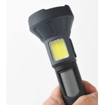 3 IN 1 Rechargeable flashlight with power bank,side reading light/camping light