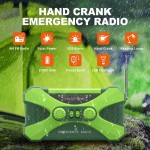 Hand Crank Emergency Radio 10000mAh power bank