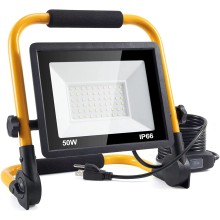 Portable LED Flood Light,50W, 5000lumen,Foldable Stand