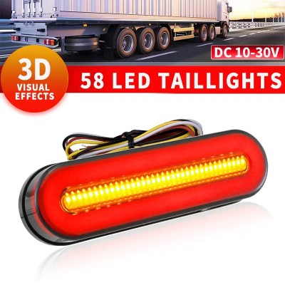DC10-30V 68 LED Dual Color Tail Light/ Truck/Trailer Light