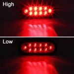 6 inch  10 LEDs Brake/Tail light with grommet and pigtails 