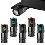 1500 lumen Rechargeable Mini Tactical Flashlight  with18350 Battery,Magnet base,Clip