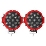 7Inch 17LED 51W Excavator/Road Roller/Boat/Marine Work Light