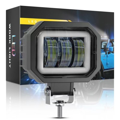 7D 30W Square Work Light/Spot Light,With Day Runing Light